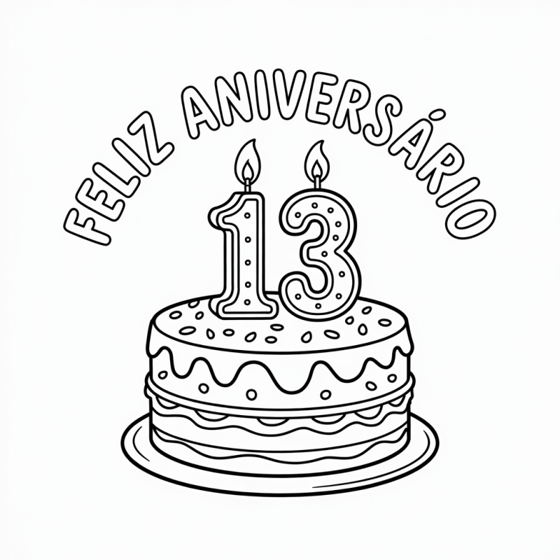 Colorindo um Bolo de Aniversário Fabuloso!