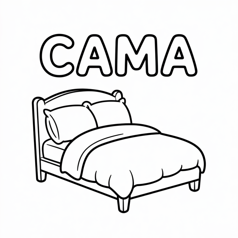 Cama para Colorir: Uma Aventura Educativa