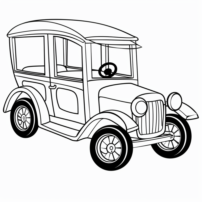Colorindo um Carro Antigo