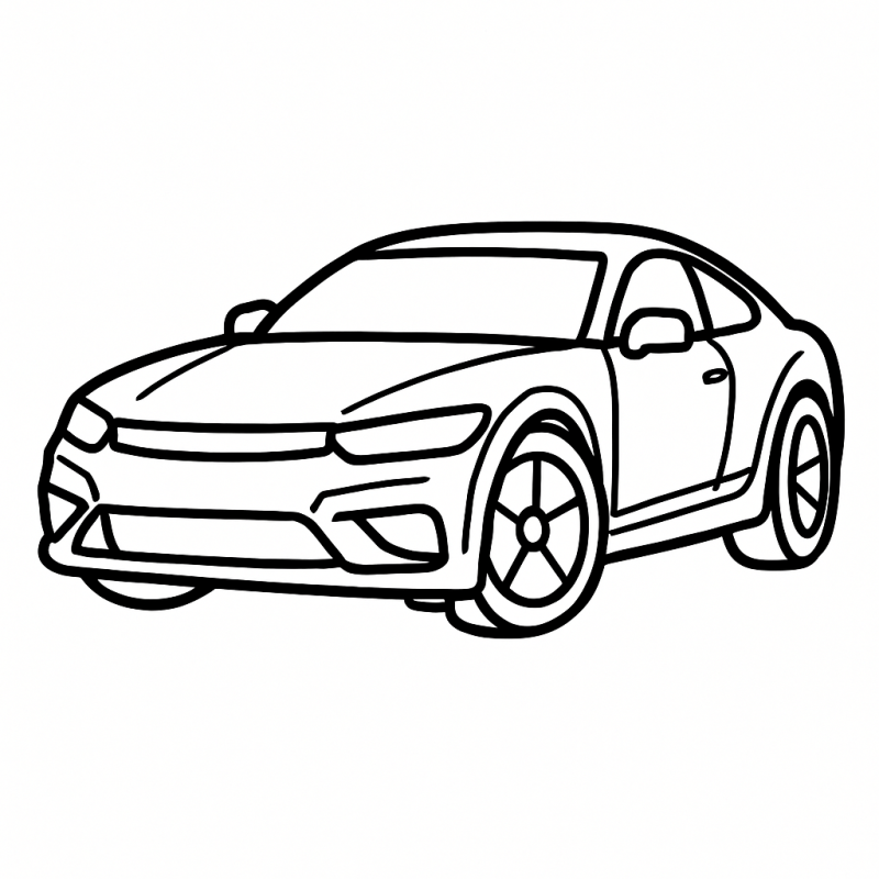 Colorir Supercarro com Detalhes Incríveis