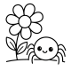 Desenhos de Aranha para Colorir