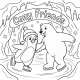 Cozy Friends para Colorir