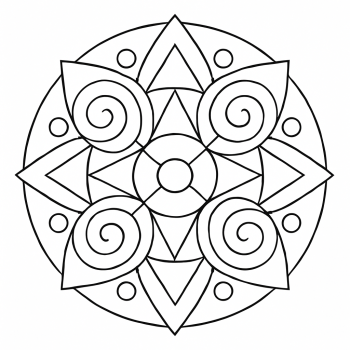 Padrões Abstratos e Geométricos para Colorir