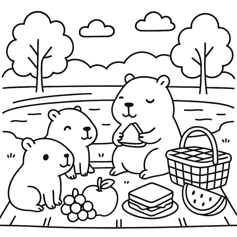 Divirta-se com o Piquenique das Capivaras!