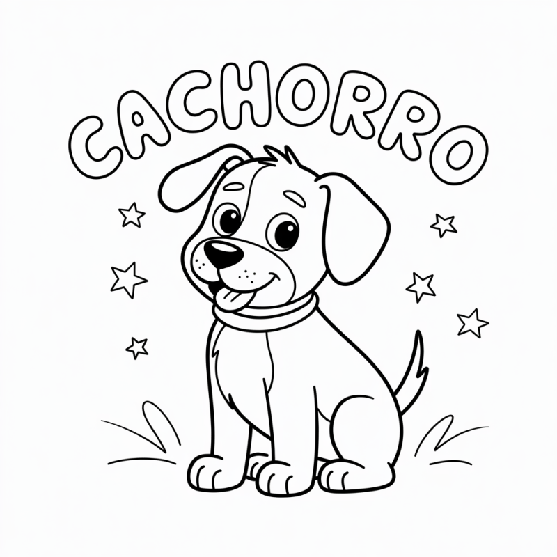 Desenhe e Aprenda com o Filhote de Cachorro