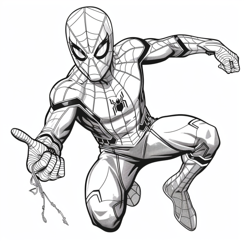 desenho para colorir hulk e homem aranha