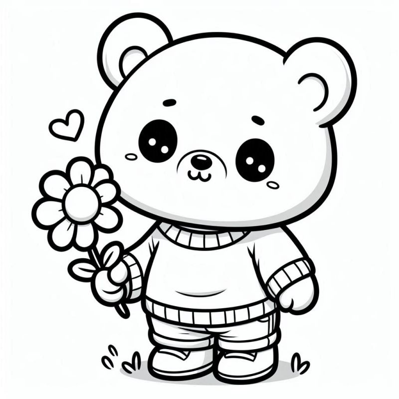 ursinhos carinhosos desenho para colorir