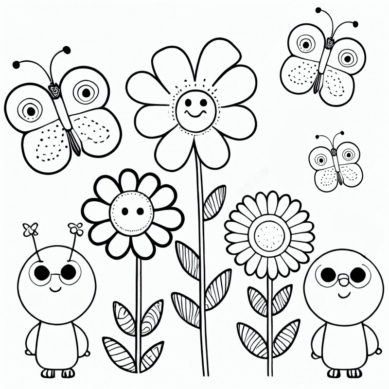 Desenho de Cacto com flor para Colorir - Colorir.com