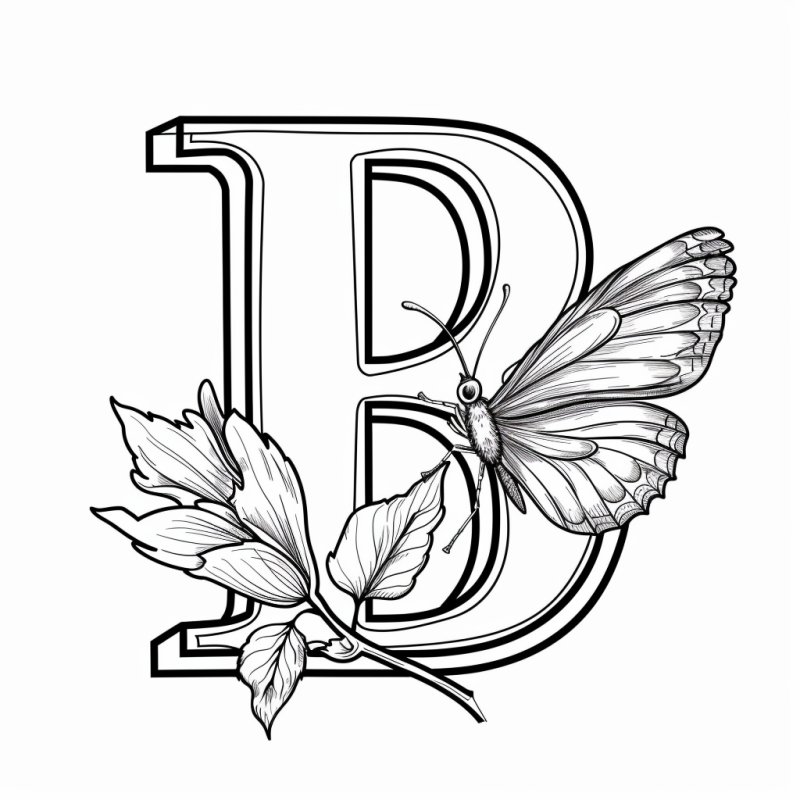 desenho-letra-b-com-borboleta-flores.png