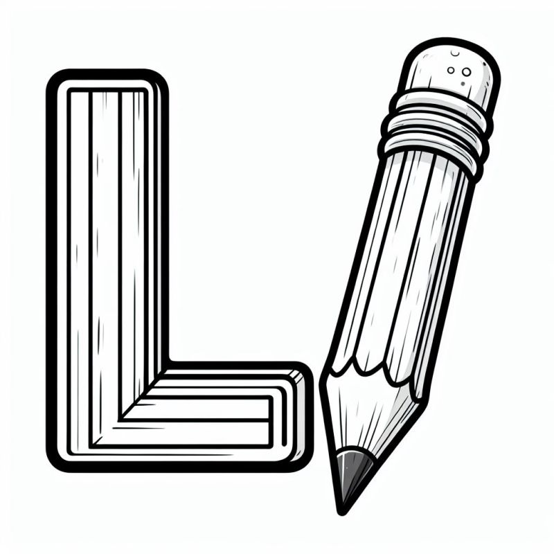 lapis desenho para colorir