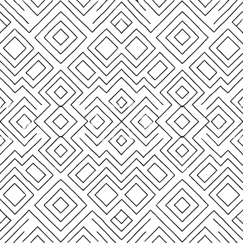 Padrão de losangos geométricos para colorir